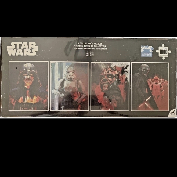 Star Wars 4-Pack 1000pc Collector's Puzzles - Iconic Villains - Picture 4 of 9